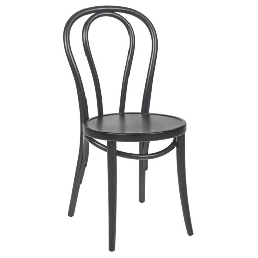 Monet 18 fa szék - Fekete