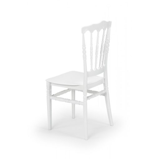 Napoleon esküvői szék - fehér színben