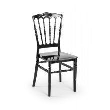 Napoleon esküvői szék - fekete színben