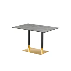Omega Duo asztal - Beton HPL lap