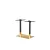 Omega Duo asztal - Beton HPL lap