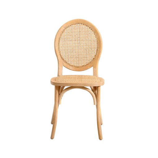 Palace Rattan esküvői szék - Fehérre meszelt