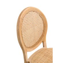 Palace Rattan esküvői szék - Fehérre meszelt