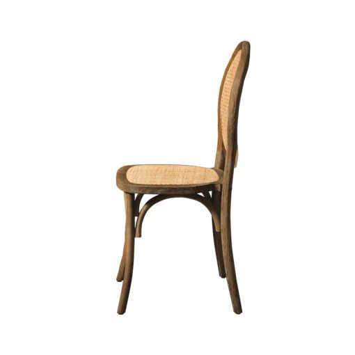 Palace fa esküvői szék - Sötét rusztikus