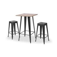 Paris modern fémvázas rakásolható bárszék narancssárga színben