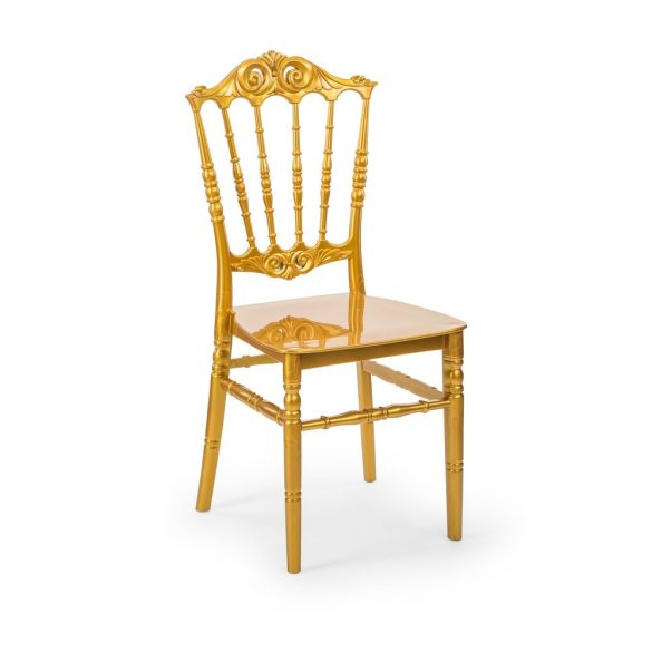 M - Princess esküvői szék - arany színben