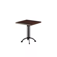 Rustical asztal - Sötét Dió laminált lap (38 mm)
