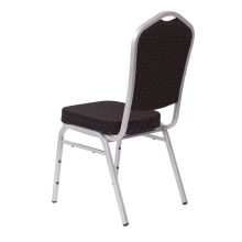 M - ST 390 konferenciaszék ezüst színű váz - fekete szövet