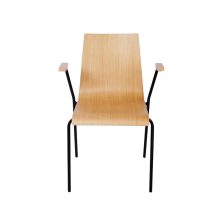 Texas Grand szék fekete vázzal - natúr 