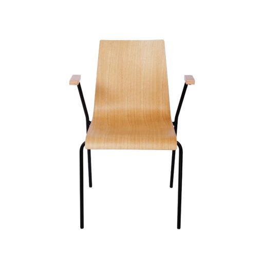 Texas Grand szék fekete vázzal - natúr 