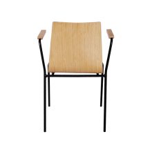 Texas Grand szék fekete vázzal - natúr 