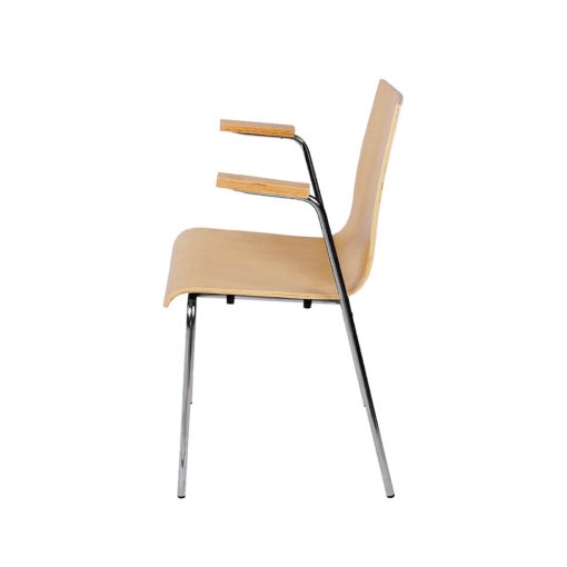 Texas Grand szék króm vázzal - natúr 