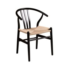 Wishbone fa szék - Fekete