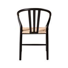 Wishbone fa szék - Fekete
