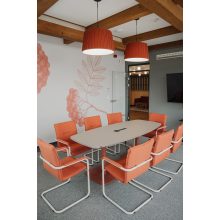 Rumba szánkótalpas tárgyalószék