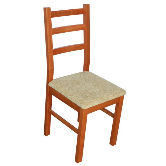 S - Panna fa szék választható kárpittal