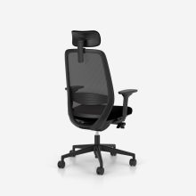 Elovie hálós irodai forgószék fejtámlával