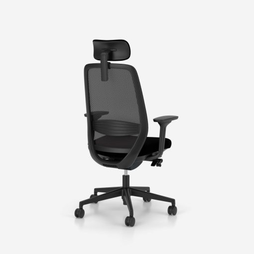 Elovie hálós irodai forgószék fejtámlával