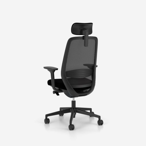 Elovie hálós irodai forgószék fejtámlával