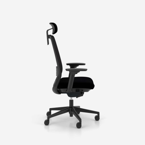 Elovie hálós irodai forgószék fejtámlával