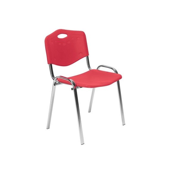 T - ISO króm vázas műanyag szék