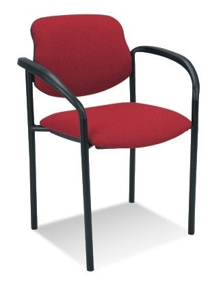 T - Styl karfás rakásolható szék - piros színben