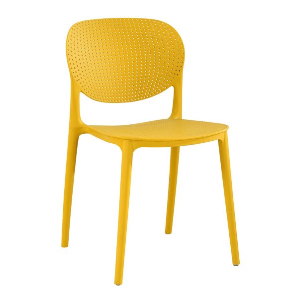 TK - Fedra sárga műanyag szék