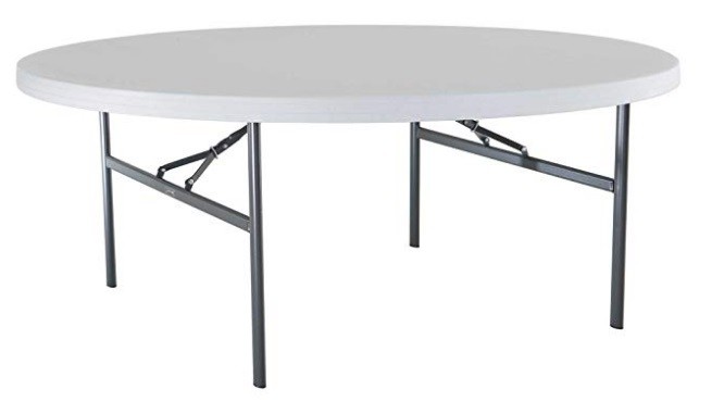 M - Catering összecsukható és rakásolható rendezvény asztal ø183 cm (70183)