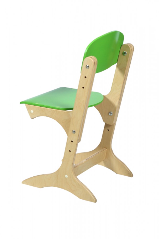 M - Franek zöld óvodai szék állítható magasságú kivitel